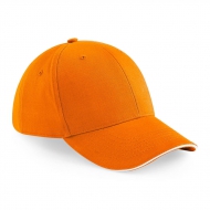 Cappellino arancione/bianco da personalizzare Atheisure 6 panel duplicato