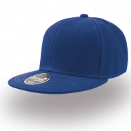 Cappellino blu royal da personalizzare, visiera piatta Kid Snap Back