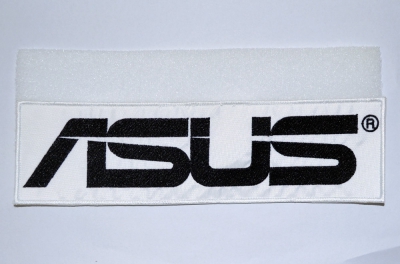 Toppa ricamata personalizzata con velcro logo Asus