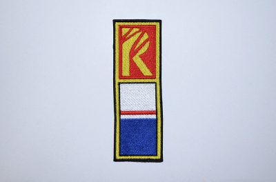 Toppa personalizzata ricamata con logo R