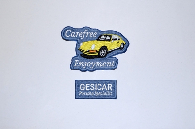 Toppe personalizzate ricamate con logo Gesicar